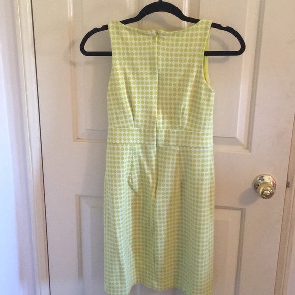 Ann Taylor Lime Green Shift Dress - Picture 3 of 14